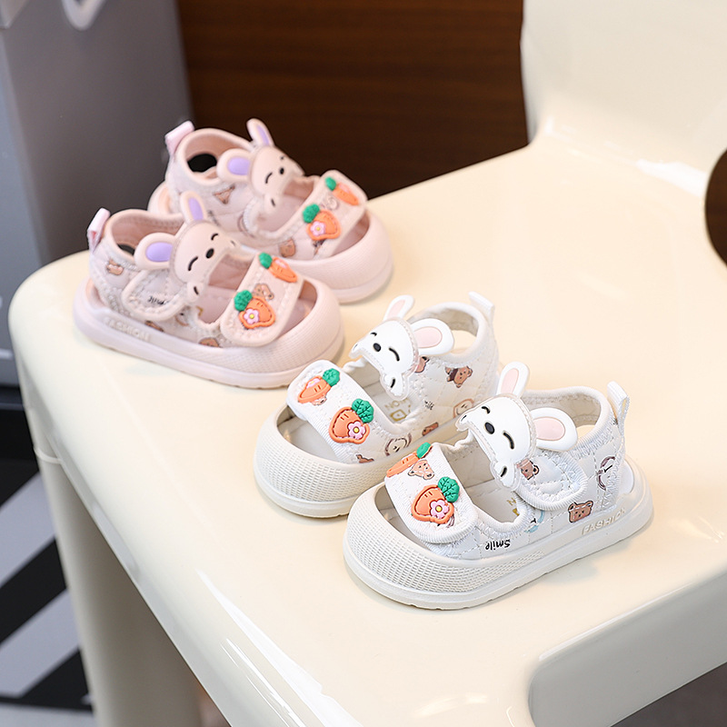 Summer baby sandals boys 0 1-3 years old baby breathable shoes soft bottom girl non-slip toddler shoes new