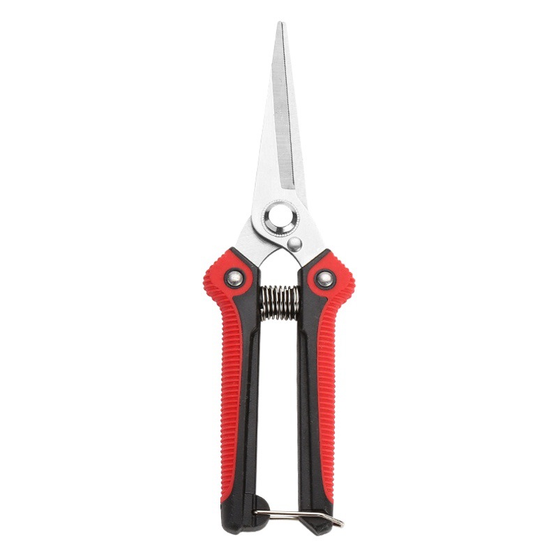 In stock stainless steel garden pruning shears garden shears gardening pruning shears floral shears fruit thinning shears tree shears
