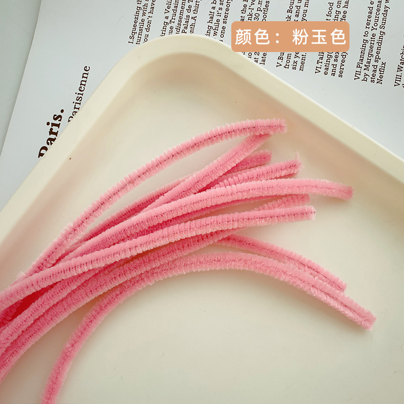 Picture of Colorful Macaron Hair Root Encryption Handmade Hair Root Twisting Stick DIY Kidsren's Toy Making Art Material Package