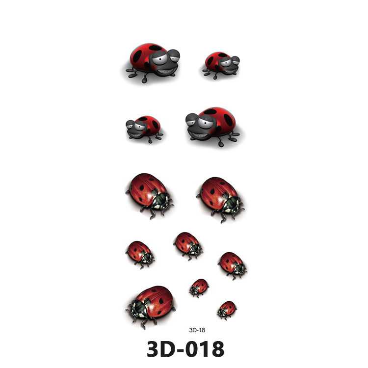 Picture of Spot Wholesale 3D Butterfly Waterproof Sweat Female Stereo Artificial Creative Temporary Stickers European and American Cross-Border Butterfly Tattoo Stickers