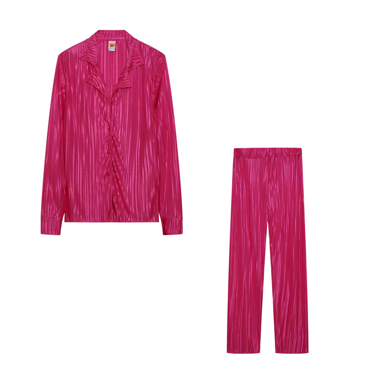 Picture of 2023# European and American Women's Amazon Independent Station Hot Explosions Sexy Pleated Loose Casual Multicolor suit