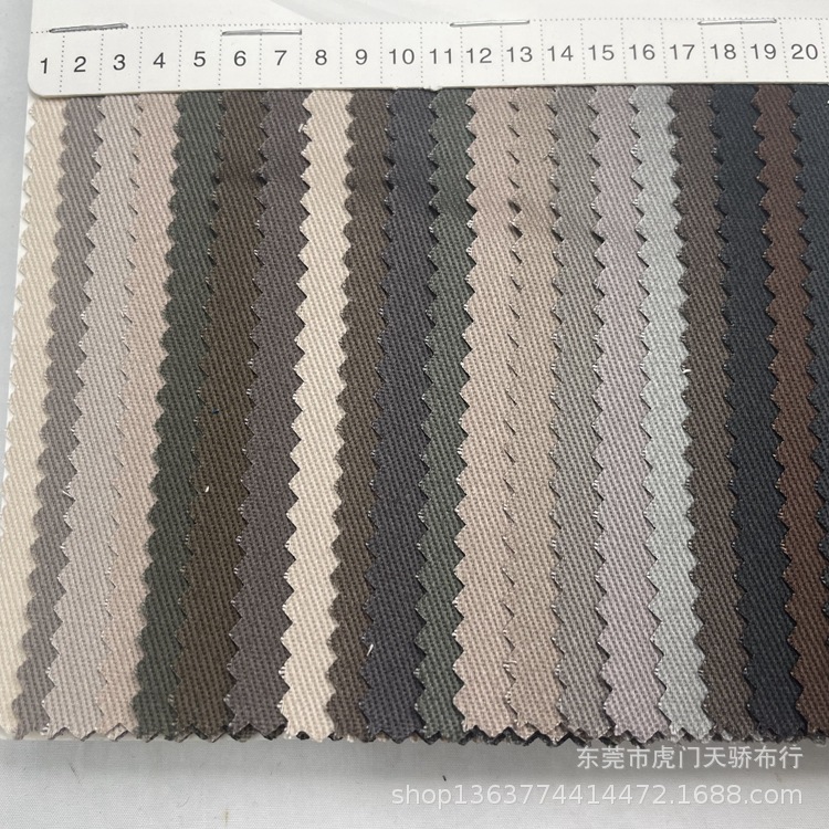 Spot supply woven twill gauze card cotton cloth 108*56 singeing casual pants shoes and hats woven twill cotton cloth