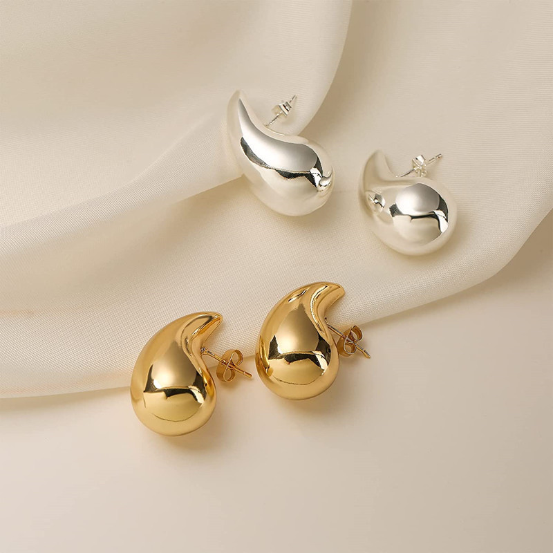2023 New Water Drop Earrings Niche European and American High-End Design Earrings Unique Elegant Earrings Wholesale