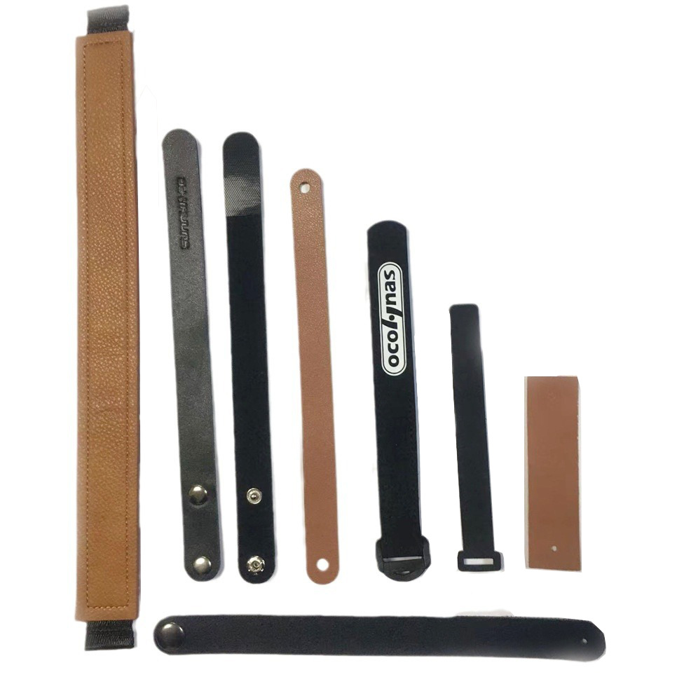 Gift Box Hand Strap Cabinet Door Packaging Box Leather Handle Pu Gift Handle with Leather Strip Bag with Pu Strap