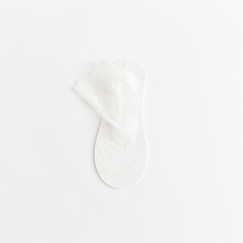 Picture of New lace short socks thin cotton mid-tube stockings spring and summer sweat-absorbent non-slip invisible boat socks ladies socks