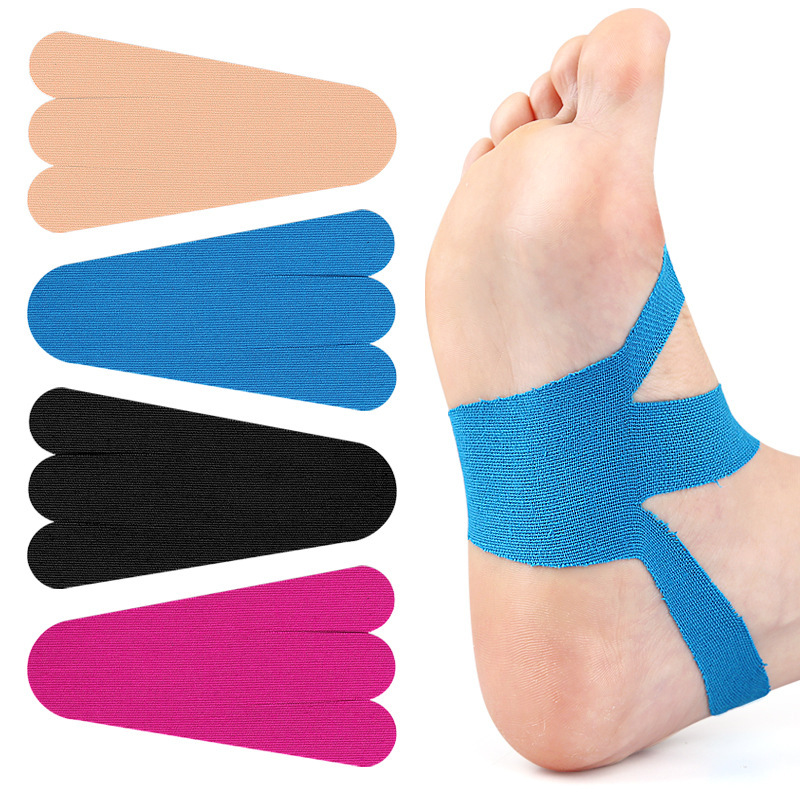 Jiang pre-cut elastic foot protection muscle internal patch fixed support to prevent friction sports bandage muscle internal effect patch