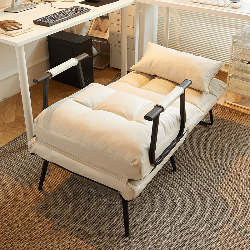 Recliner lunch break nap folding office chair balcony home casual lazy sofa chair kindergarten nap bed