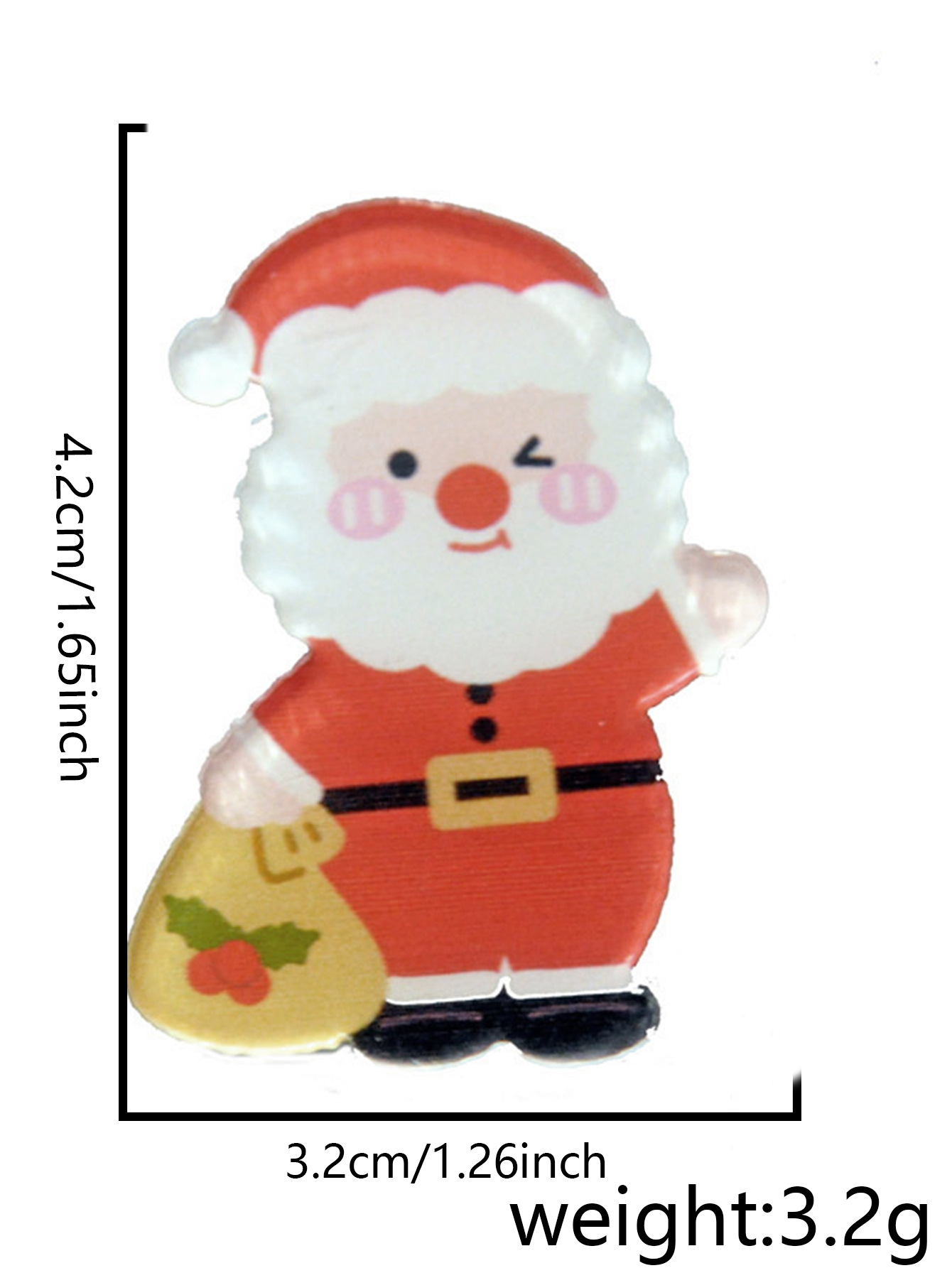 Picture of 2023 New Trendy Children's Brooch Girls Cute Ins Cartoon Halloween Santa Claus Accessories Badge