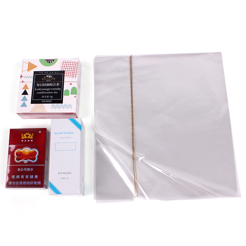 Self-Produced and Sold Bopp Heat-Sealing Film Sheet High-Transparent Moisture-Proof Cosmetic Gift Box Heat-Sealing Packaging Bopp Cigarette Packaging Film