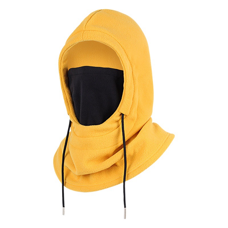 Ruidong Winter Warm Mask Riding Ski Hat Face Protective Headgear Scarf Windproof Cold-proof Integrated Fleece Headgear
