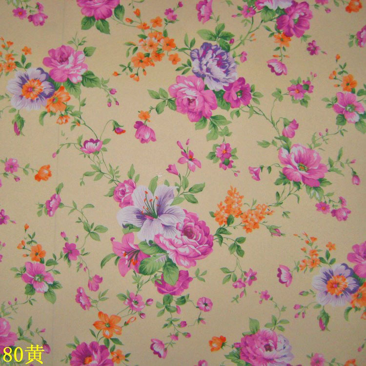 Manufacturer's Spot Beige Background Large Peony Flower Print DIY Space Stereo Placemat Fabric Polyester Printing Cloth