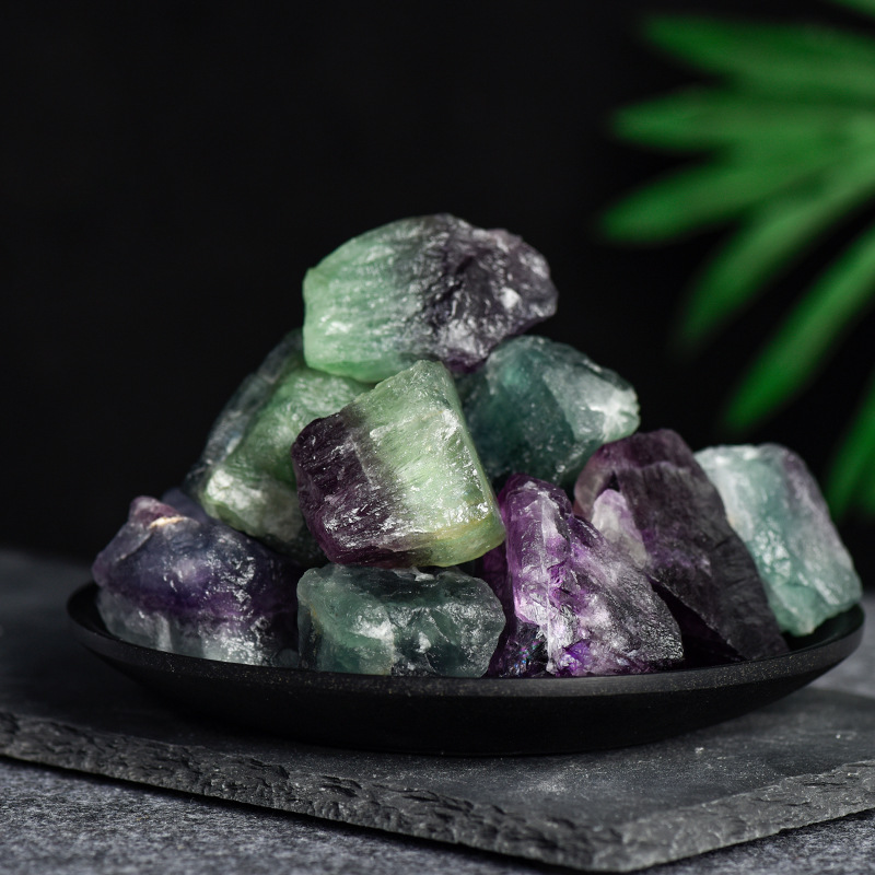 Picture of Spot wholesale Crystal raw stone aromatherapy stone scented stone natural powder Crystal Green fluorite amethyst Citrine Crystal Stone