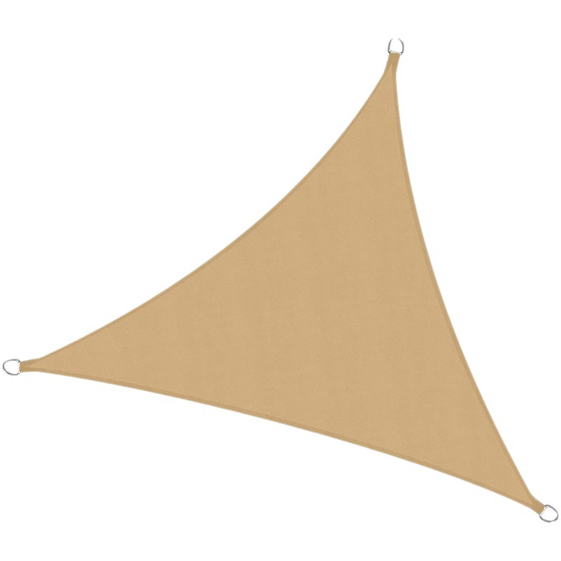 Cross-Border Hot Selling Sunshade Sail Multi-Size Garden Waterproof and Anti-Uv Polyester Oxford Cloth Triangle Awning