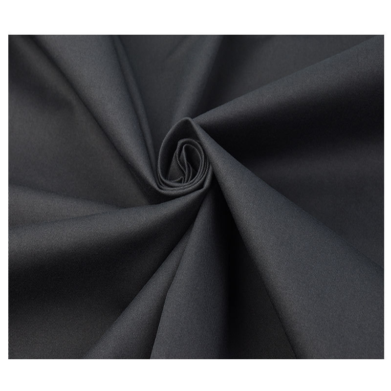 Tencel cotton elastic air wash 3/1 left oblique black Tencel cotton interwoven elastic twill left oblique Tencel Cotton
