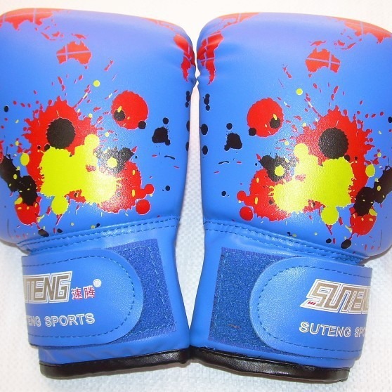Picture of Sagitar map children's boxing gloves one-time molding sponge liner fight training Sanda children's boxing gloves