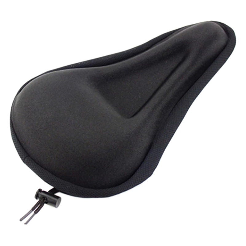Bicycle Outdoor Riding Equipment Seat Cover Mountain Bike Straight Groove Cushion Cover 3D Thickened Sponge Cushion Bag Saddle Cushion
