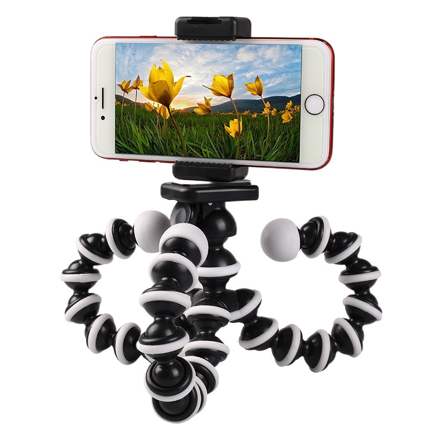 New sponge mobile phone tripod Octopus mobile phone camera universal octopus stand live folding desktop stand