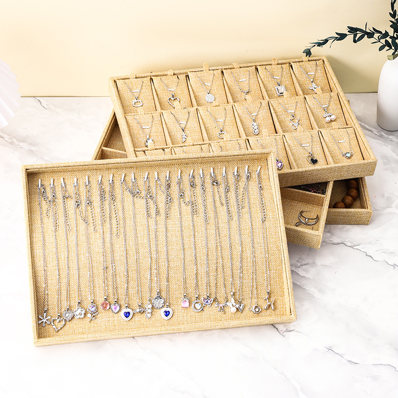 Picture of Jewelry Display Tray Advanced Necklace Rack Ring Handstring Box Bracelet Earrings Stall Bracelet Jewelry Jewelry Disc