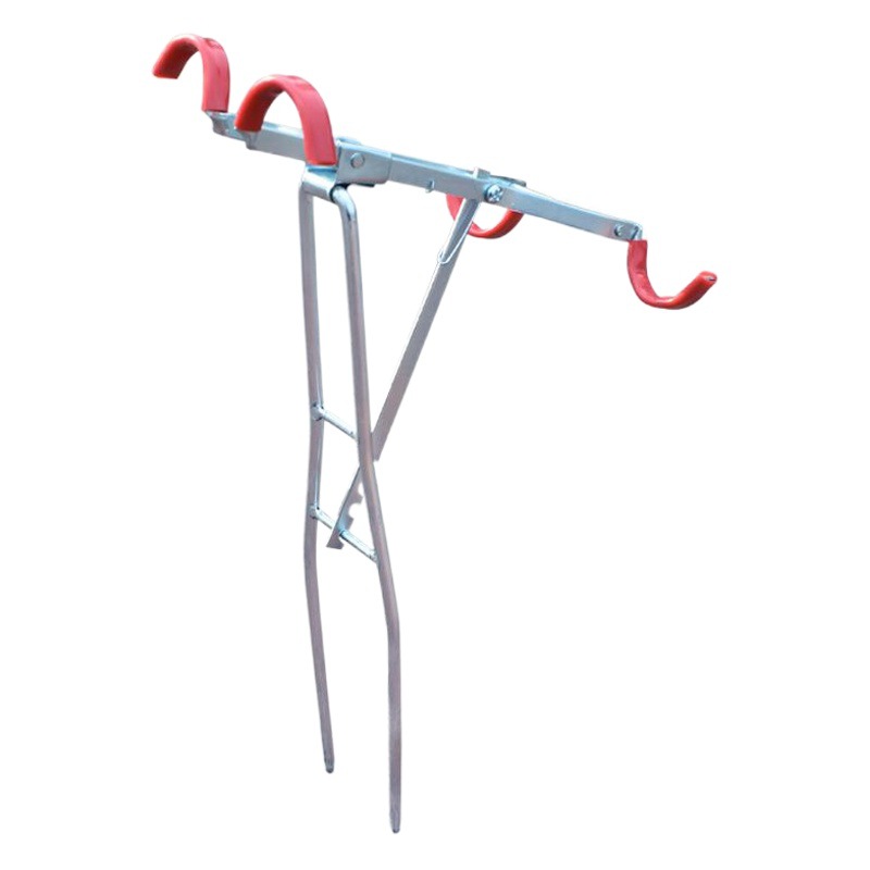 Practical Fishing Double Rod Bracket Hand Sea Rod Dual-Purpose Bracket Adjustable Double-Headed Turret Fishing Rod Double Rod Bracket@