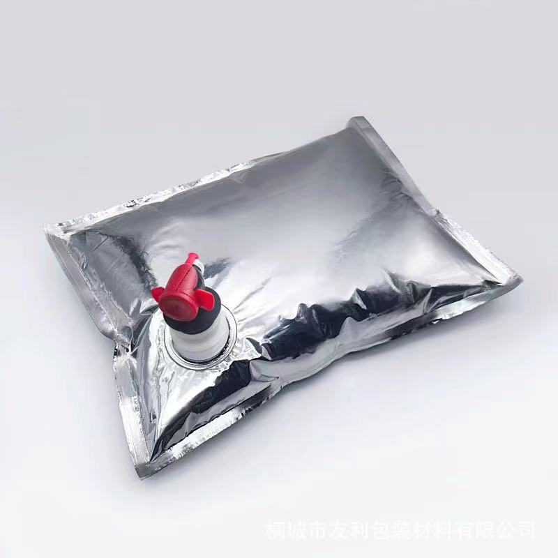 Source Manufacturer Bag-In-Box, Customized Butterfly Valve Bib Bag in Various Specifications, Aluminum Foil Light-Proof Liquid Transport Bag