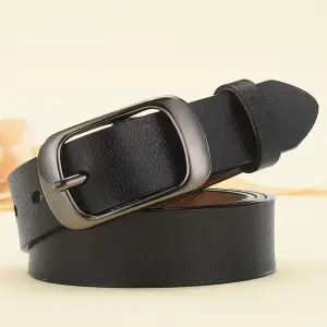 Belt Women's True Korean-style All-match Internet Celebrity Popular Fashionable Soft Leather Jeans with New Fashion Belt for Women