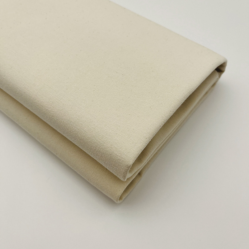 Picture of Ready Supply of Cotton Canvas, Thickeneded Natural Color Raw Cloth, Clothing and Bag Fabrics Wholesale, 370g Plain Cotton Raw Cloth