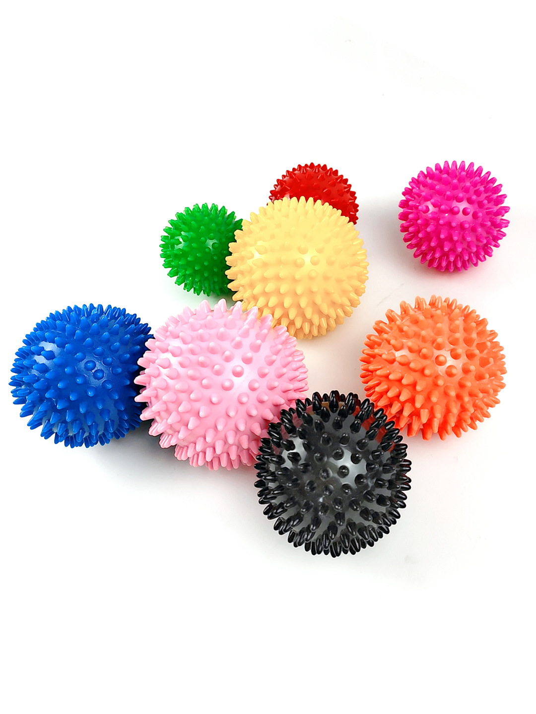 Picture of Yoga hedgehog ball plantar muscle fascia ball PVC massage ball muscle relaxation acupoint massage pricking ball fitness ball