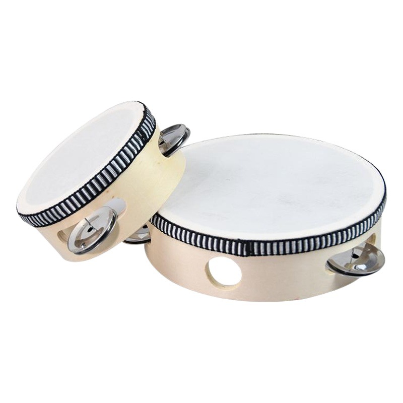 Kindergarten teachers use tambourine to rattle children Xinjiang dance tambourine Orff percussion instrument hand beat drum