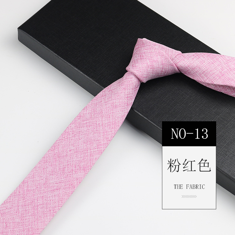 Picture of Men's formal wear for work professional Korean wedding groom artistic simple academic style blue gray 6cm hand tie