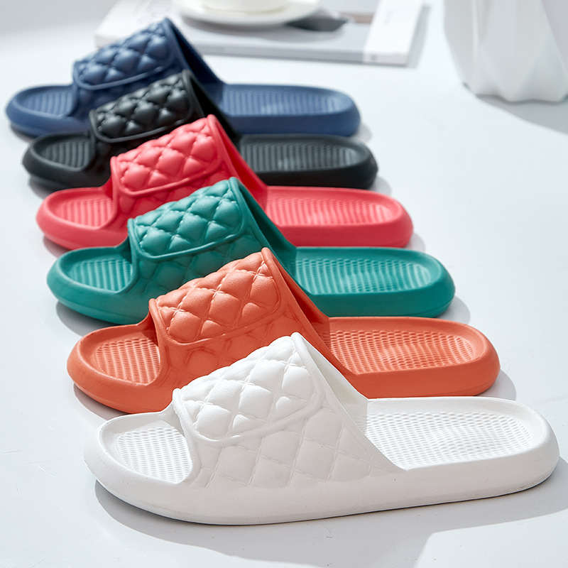Sandals and slippers for women's hotel feeling of stepping on excrement cute summer wear new soft bottom hospitality home men's waterproof beach slippers