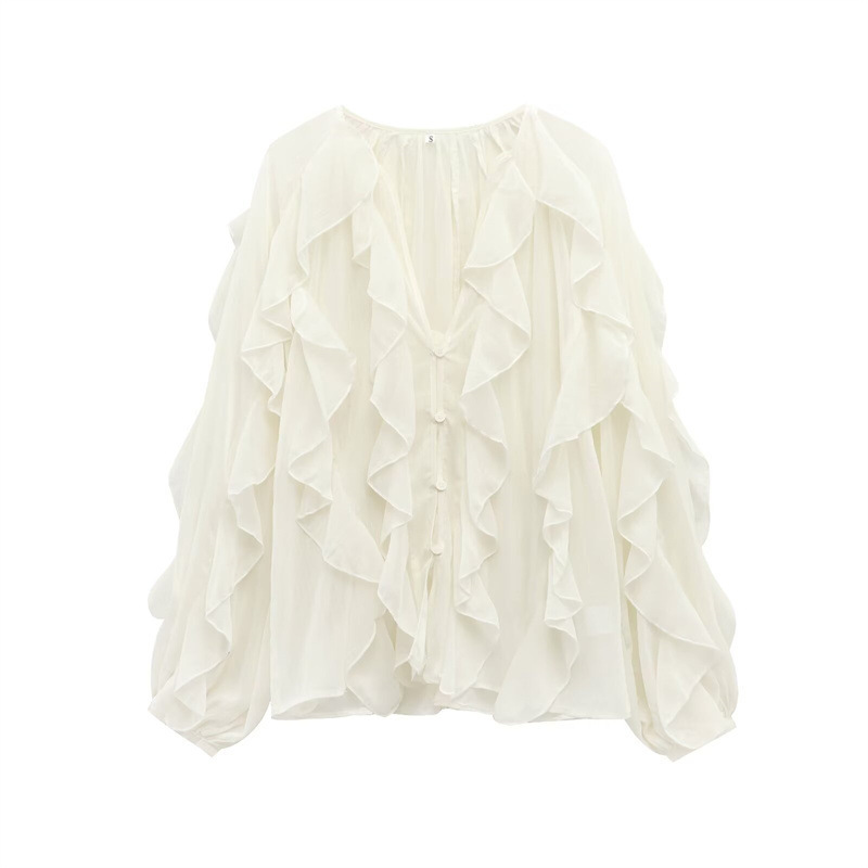 Picture of Cross-Border Foreign Trade 2025 Spring New Shirt Tops Long Fashion Loose Casual Design Niche Layered Wear