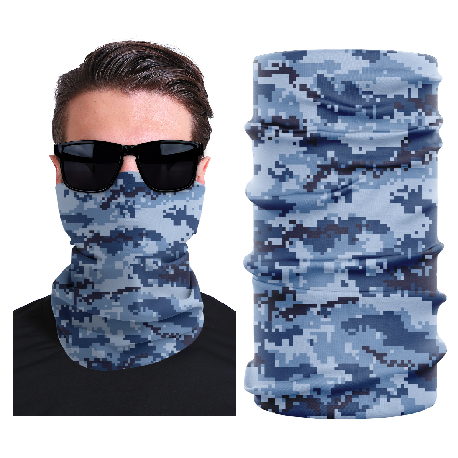 Picture of Xunhui magic scarf outdoor scarf mountaineering riding scarf high elastic seamless Ice Silk face towel cross-border bandana