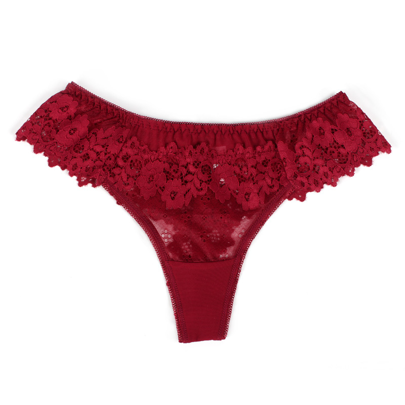 Picture of European and American Plus Size Lace Sexy Women's Underwear Cotton Crotch Girls' New Style