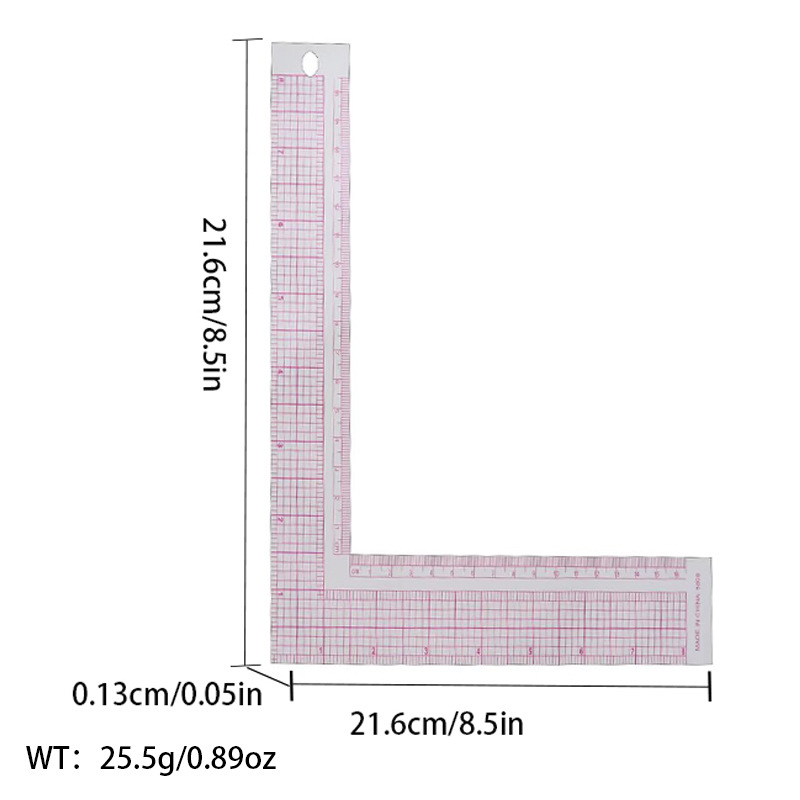 Picture of Pattern printing ruler clothing scale pattern making clothing curve cutting sewing tool multi-functional pattern printing ruler