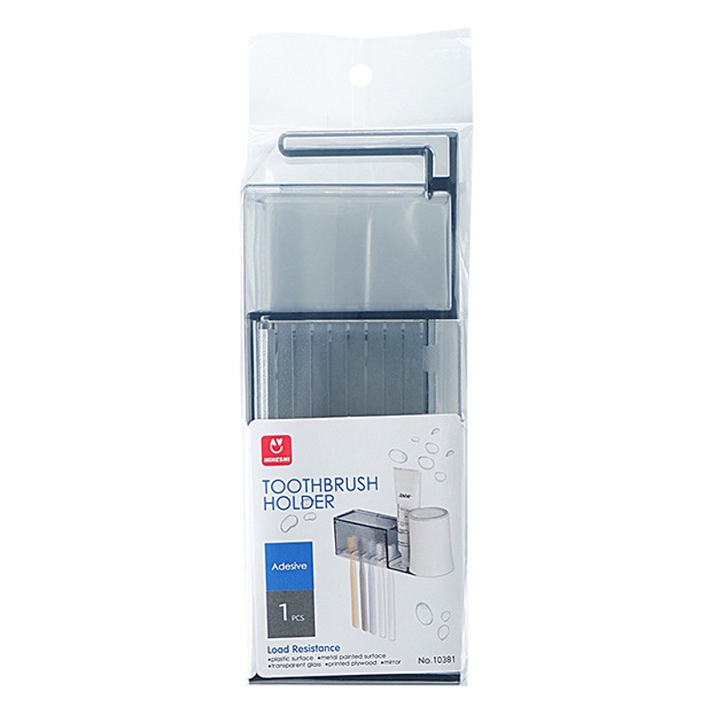 Toothbrush Rack Hole-free Gargle Cup Brush Cup Wall-mounted Toilet Wall-mounted Storage Box Shaver Storage