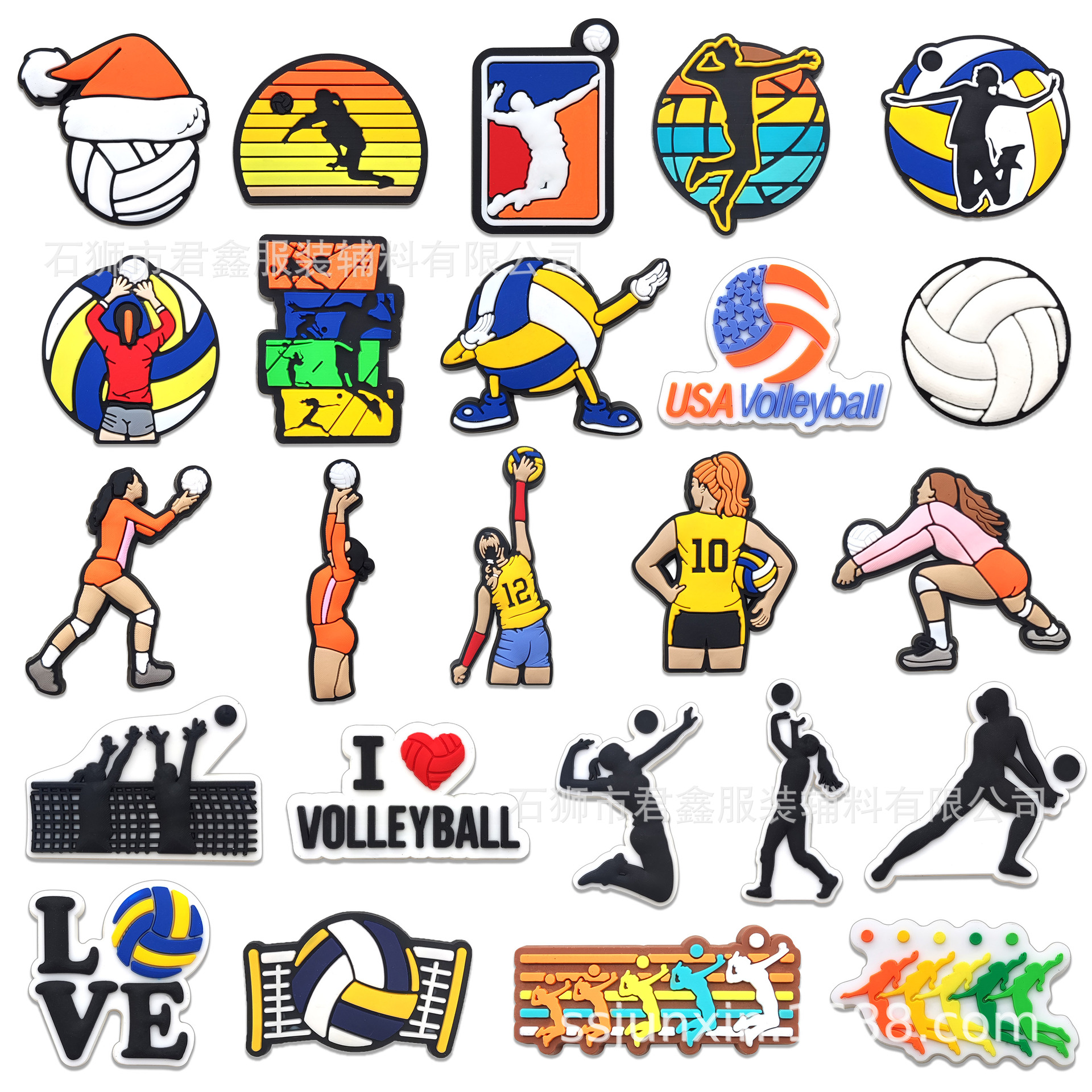 Volleyball Shoes Flower Hole Shoe Accessories Shoe Buckle Hamyball Hole Shoe Flower Pvc Shoe Accessories Hole Shoe Decoration