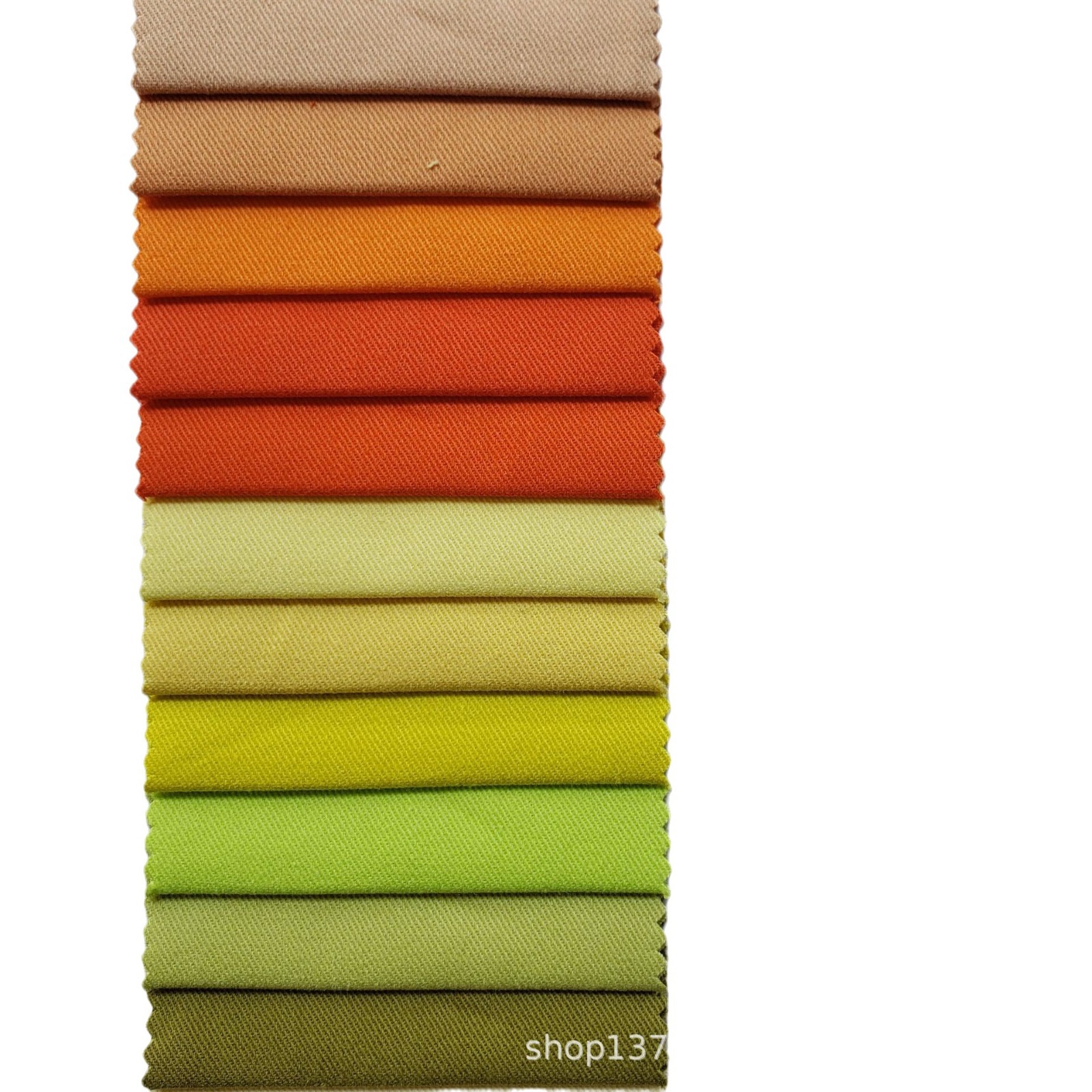 Picture of In stock supply cotton twill 32 silk soft cotton trench coat casual pants fabric suspender pants clothing fabric