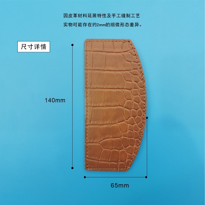 Picture of Cross-border exclusive for manufacturers to in stock crocodile pattern PU comb set golden sandalwood comb storage set massage comb protective set