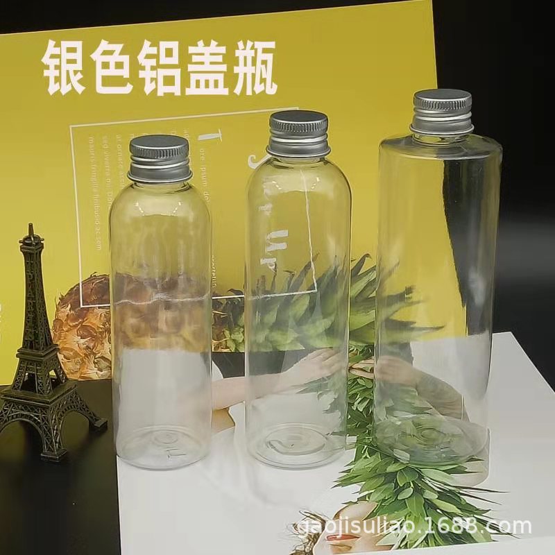 Aluminum Cap Dispensing Bottle 5/10/20/50/100 200ml Pet Transparent Plastic Bottle Essential Oil Fish Medicine Liquid Bottle