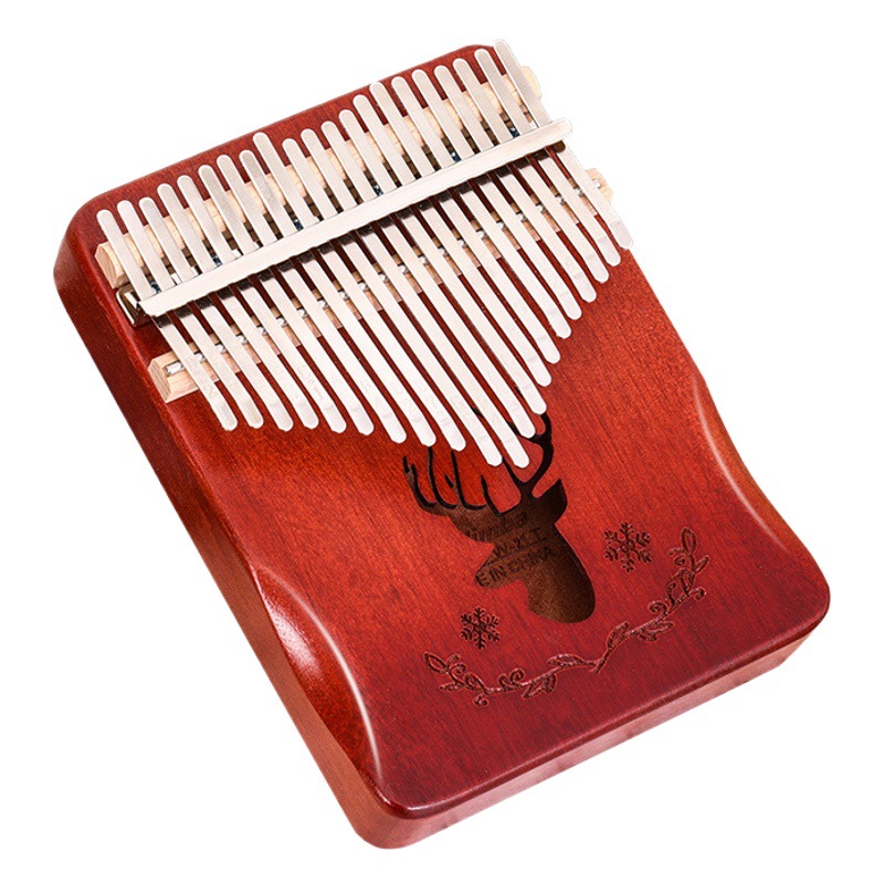 Kalemba Thumb Piano Portable 17/21 Tone Beginner Finger Piano Plate Type KALIMBA Wooden Thumb Piano