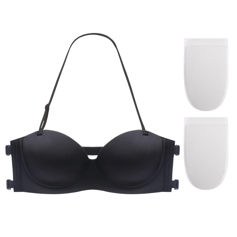 Picture of Anti-Slip Invisible Bra for Dresses, Women's Push-Up Bra That Enhances the Appearance of a Larger Bust, Seamless Bandeau Bra Wholesale, Backless Sexy Push-Up Bra