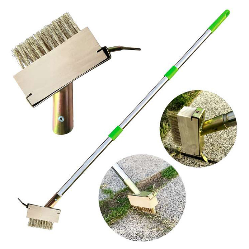 Stone brick gap brush moss cleaning brush gap cleaning wire brush gap weeding cleaning wire brush with scraper