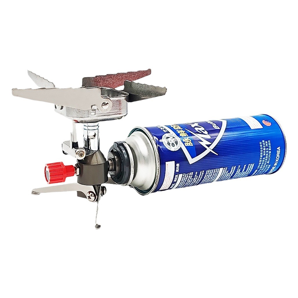 Outdoor stainless steel cassette gas stove folding gas stove stove windproof burner portable camping stove cross-border gas stove