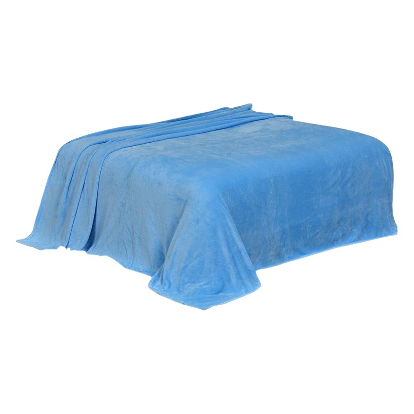 Plain Flannel Blanket Thickeneded Winter Coral Velvet Blanket Nap Home Warm Bedding Office Nap Blanket
