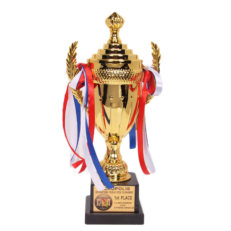 Picture of Manufacturer Wholesale New Creative Sports Competition Trophy Metal Crafts Ornaments Plastic Children's Trophy Medal