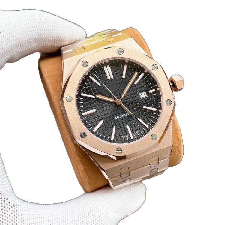 Picture of Cross-Border A-P Royal Oak Men's Fully Automatic Mechanical Watch 15400-15500 Series with Luminous Waterproof Watch