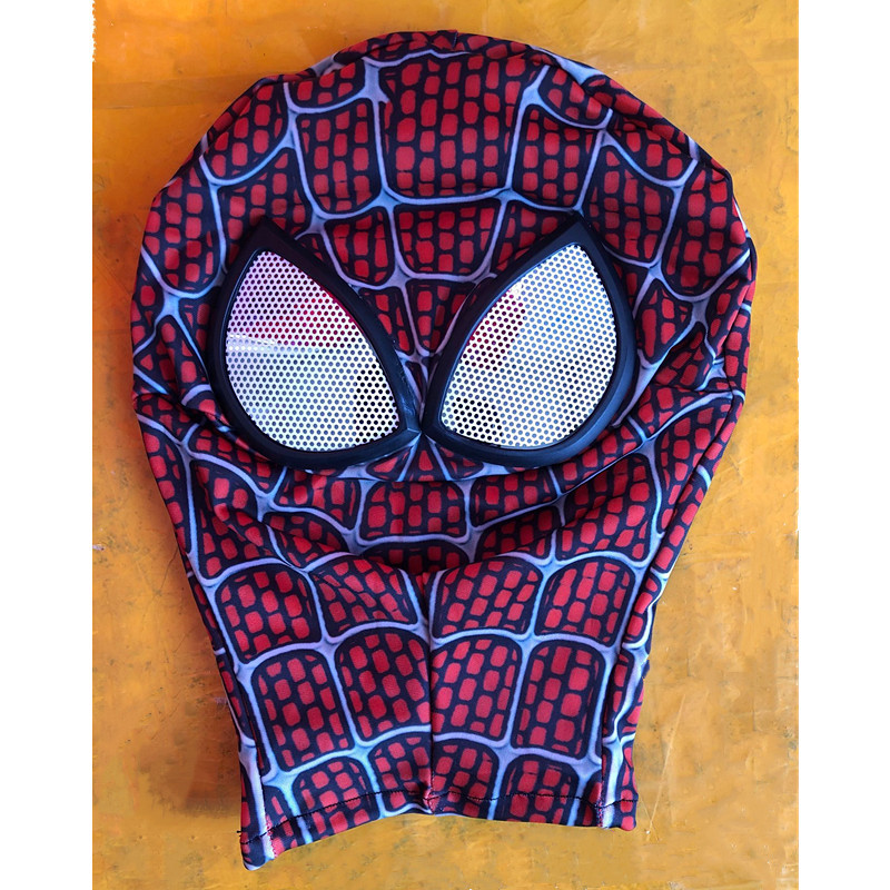 Picture of Spiderman Adult Mask Headgear Expedition Steel Miles Remy Mask Milk Silk Headgear Halloween Mask