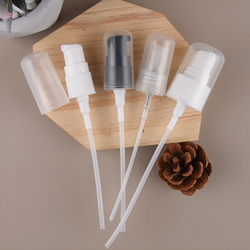 Picture of 18R20 Caliber 24 Teeth Separate Head Plastic Flip Cover Screw Cap Aluminum Cap Lotion Pump Oil Pump Spiral Pump Spray Head