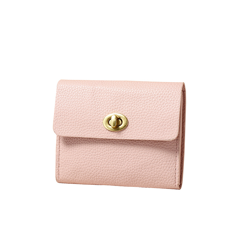 Picture of New Ins Retro Small Wallet Soft Leather Thin Simple Compact Women's High-End Multi-Card Slot Card Holder Coin Purse