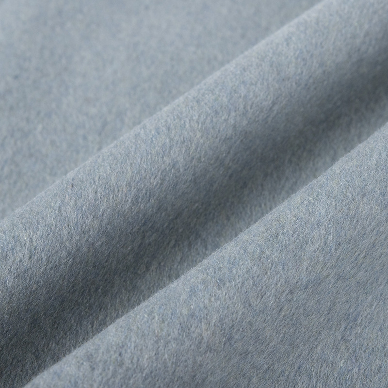Picture of Foreign Trade Wholesale Cashmere Smooth Wool Fabric Japanese and Korean Plain Outwear Clothing Outwear Wool Fabric Double-Sided Woolen Fabric
